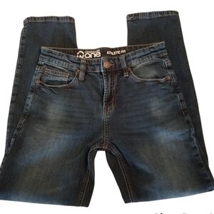 𝅺warehouse one athletic fit jeans